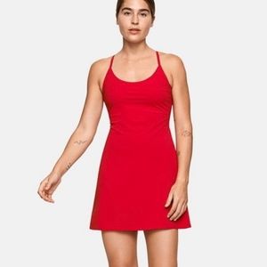 Outdoor Voices red exercise dress